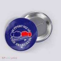 Support Awareness Squad I CHD Congenital Heart Defect Button thumb 0