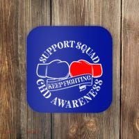 Support Awareness Squad I CHD Congenital Heart Defect Coaster thumb 0