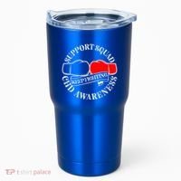 Support Awareness Squad I CHD Congenital Heart Defect Tumbler thumb 0