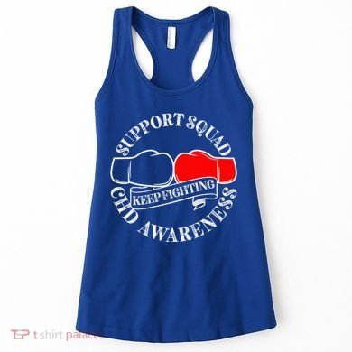 Support Awareness Squad I CHD Congenital Heart Defect Women's Tank Top