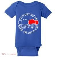Support Awareness Squad I CHD Congenital Heart Defect Baby Bodysuit thumb 0