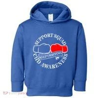 Support Awareness Squad I CHD Congenital Heart Defect Toddler Hoodie thumb 0
