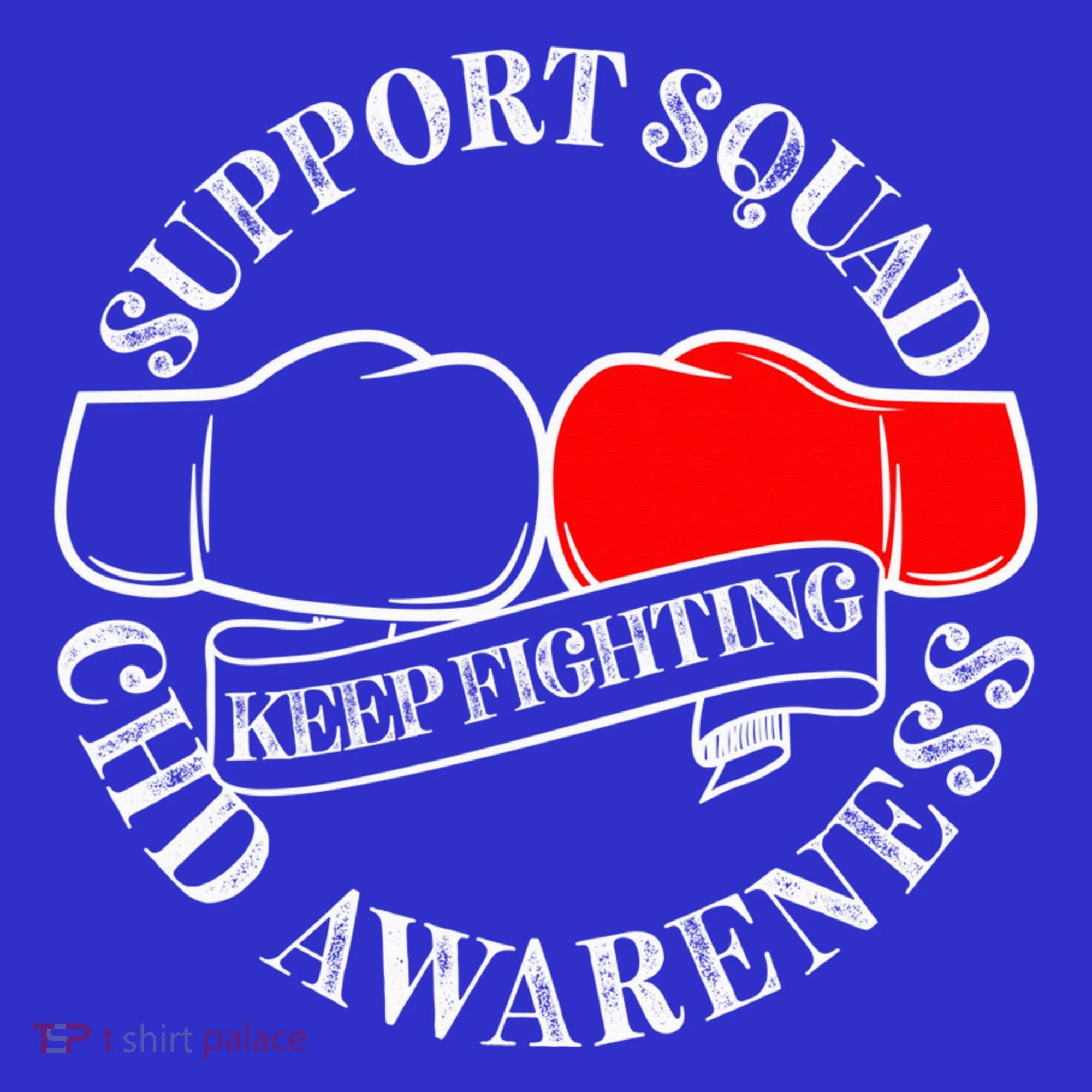 Support Awareness Squad I CHD Congenital Heart Defect Tank Top