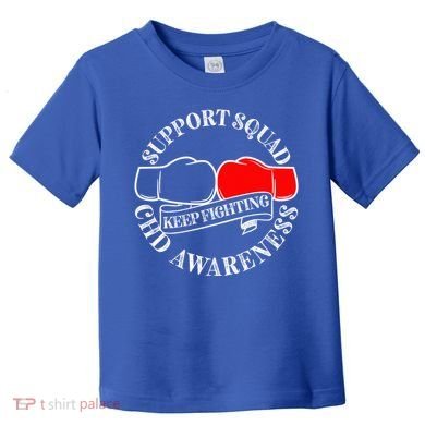 Support Awareness Squad I CHD Congenital Heart Defect Toddler T-Shirt