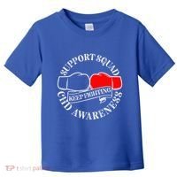 Support Awareness Squad I CHD Congenital Heart Defect Toddler T-Shirt thumb 0