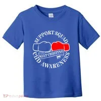Support Awareness Squad I CHD Congenital Heart Defect Toddler T-Shirt thumb 0