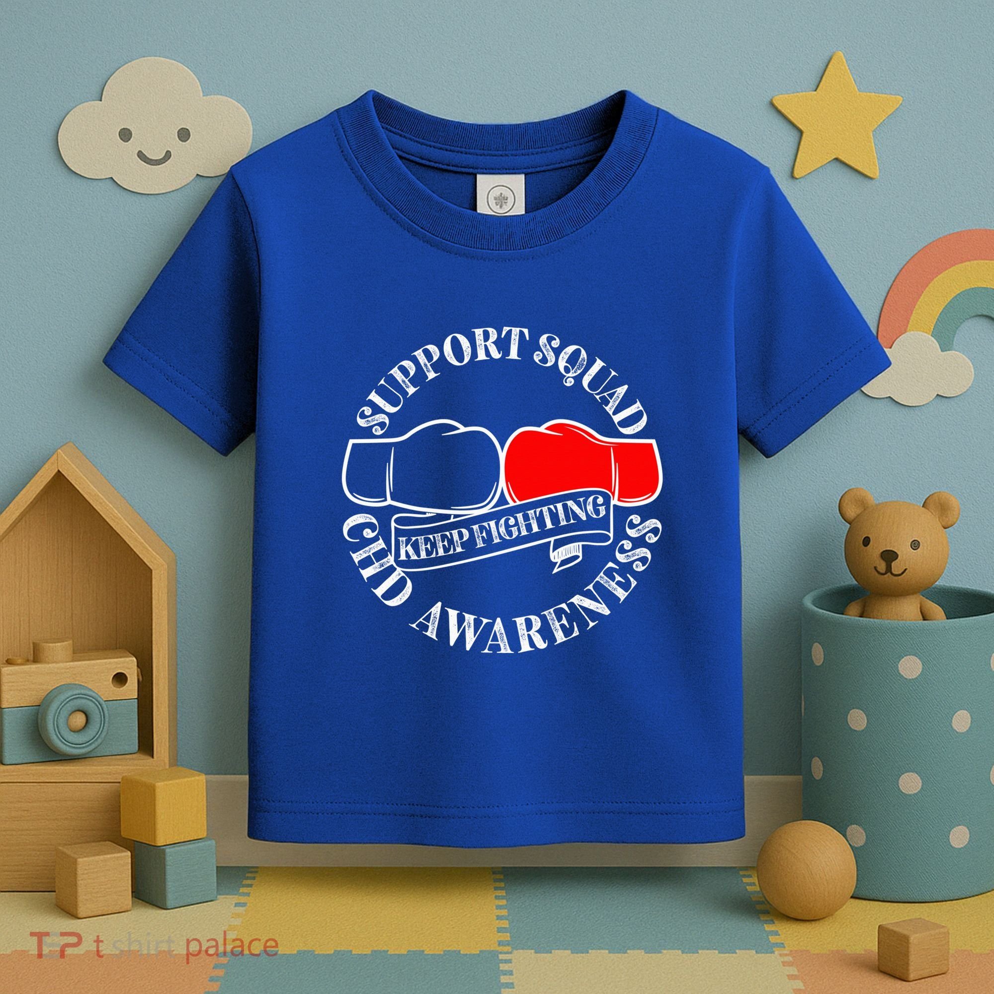 Support Awareness Squad I CHD Congenital Heart Defect Toddler T-Shirt
