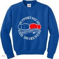 Support Awareness Squad I CHD Congenital Heart Defect Kids Sweatshirt thumb 0