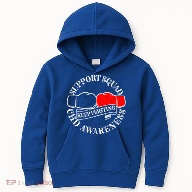 Support Awareness Squad I CHD Congenital Heart Defect Kids Hoodie