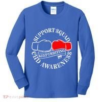 Support Awareness Squad I CHD Congenital Heart Defect Kids Long Sleeve Shirt thumb 0