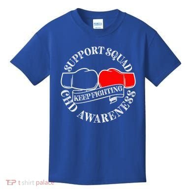 Support Awareness Squad I CHD Congenital Heart Defect Kids T-Shirt