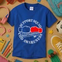 Support Awareness Squad I CHD Congenital Heart Defect Kids T-Shirt thumb 3