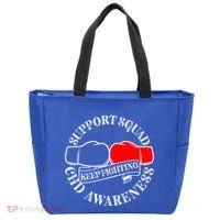 Support Awareness Squad I CHD Congenital Heart Defect Tote Bag thumb 0