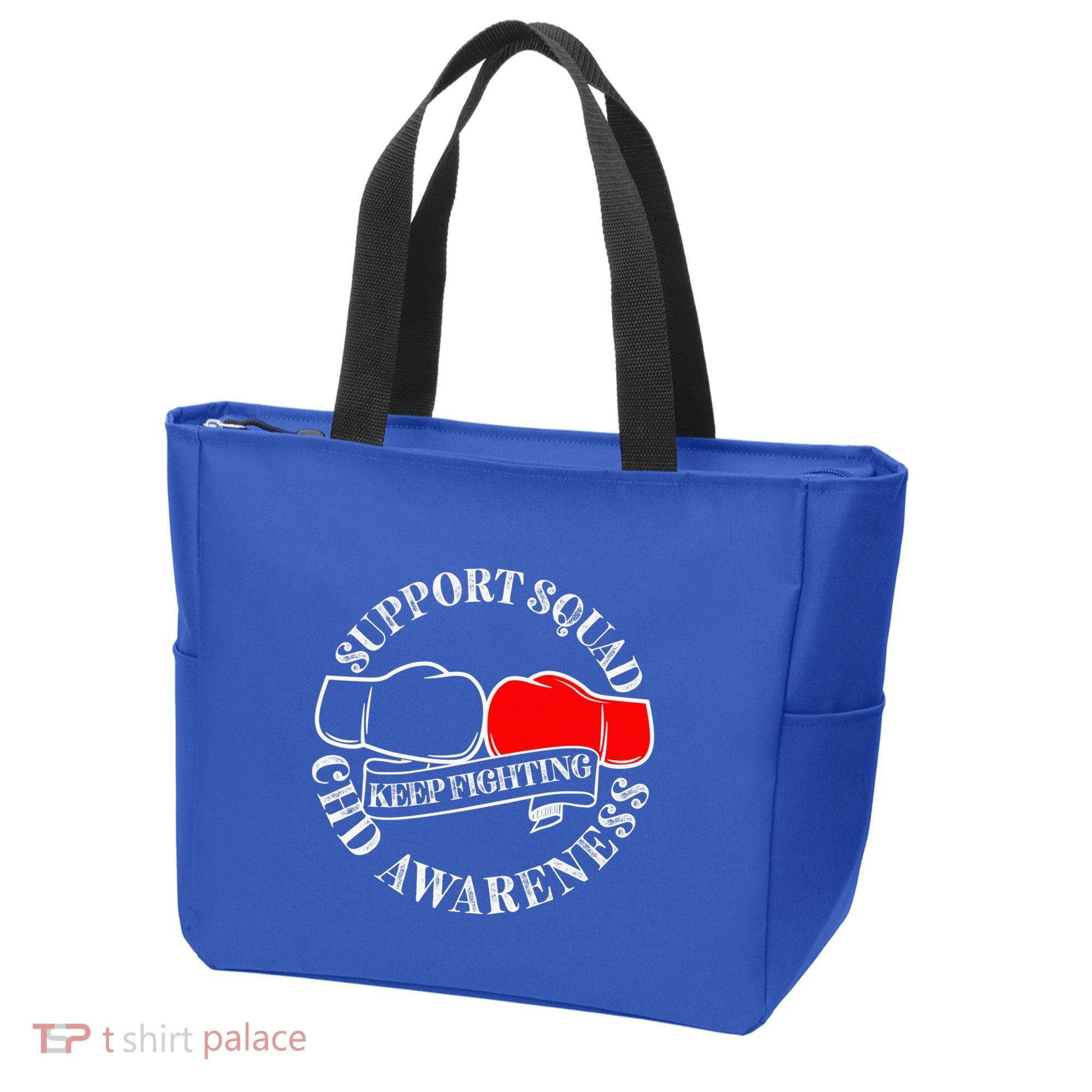 Support Awareness Squad I CHD Congenital Heart Defect Tote Bag
