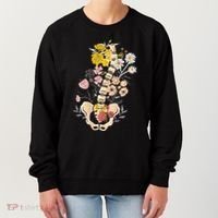 Scoliosis Awareness Spinal Fusion Back Surgery Botanical Women's Sweatshirt thumb 0