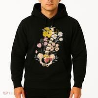 Scoliosis Awareness Spinal Fusion Back Surgery Botanical Hoodie thumb 2