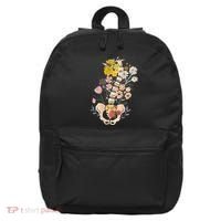 Scoliosis Awareness Spinal Fusion Back Surgery Botanical 16 in Basic Backpack thumb 0