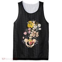 Scoliosis Awareness Spinal Fusion Back Surgery Botanical Mesh Reversible Basketball Jersey Tank thumb 0