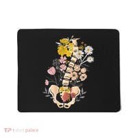 Scoliosis Awareness Spinal Fusion Back Surgery Botanical Mousepad thumb 0