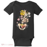 Scoliosis Awareness Spinal Fusion Back Surgery Botanical Baby Bodysuit thumb 0