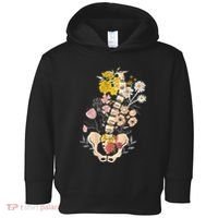 Scoliosis Awareness Spinal Fusion Back Surgery Botanical Toddler Hoodie thumb 0