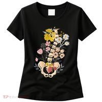 Scoliosis Awareness Spinal Fusion Back Surgery Botanical Women's T-Shirt thumb 0