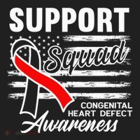 Support Awareness Squad I CHD Congenital Heart Defect Women's Sweatshirt thumb 2
