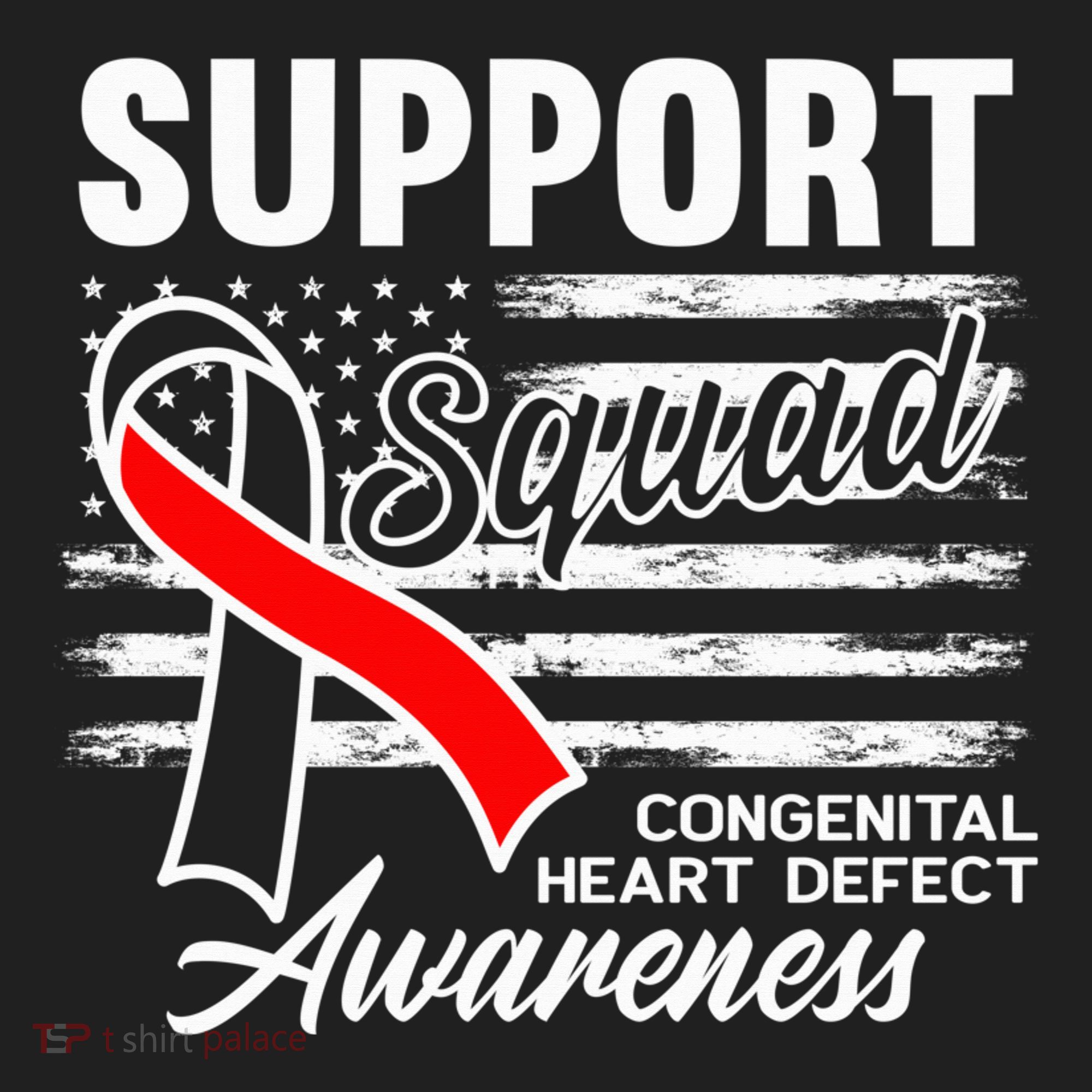 Support Awareness Squad I CHD Congenital Heart Defect Women's Sweatshirt