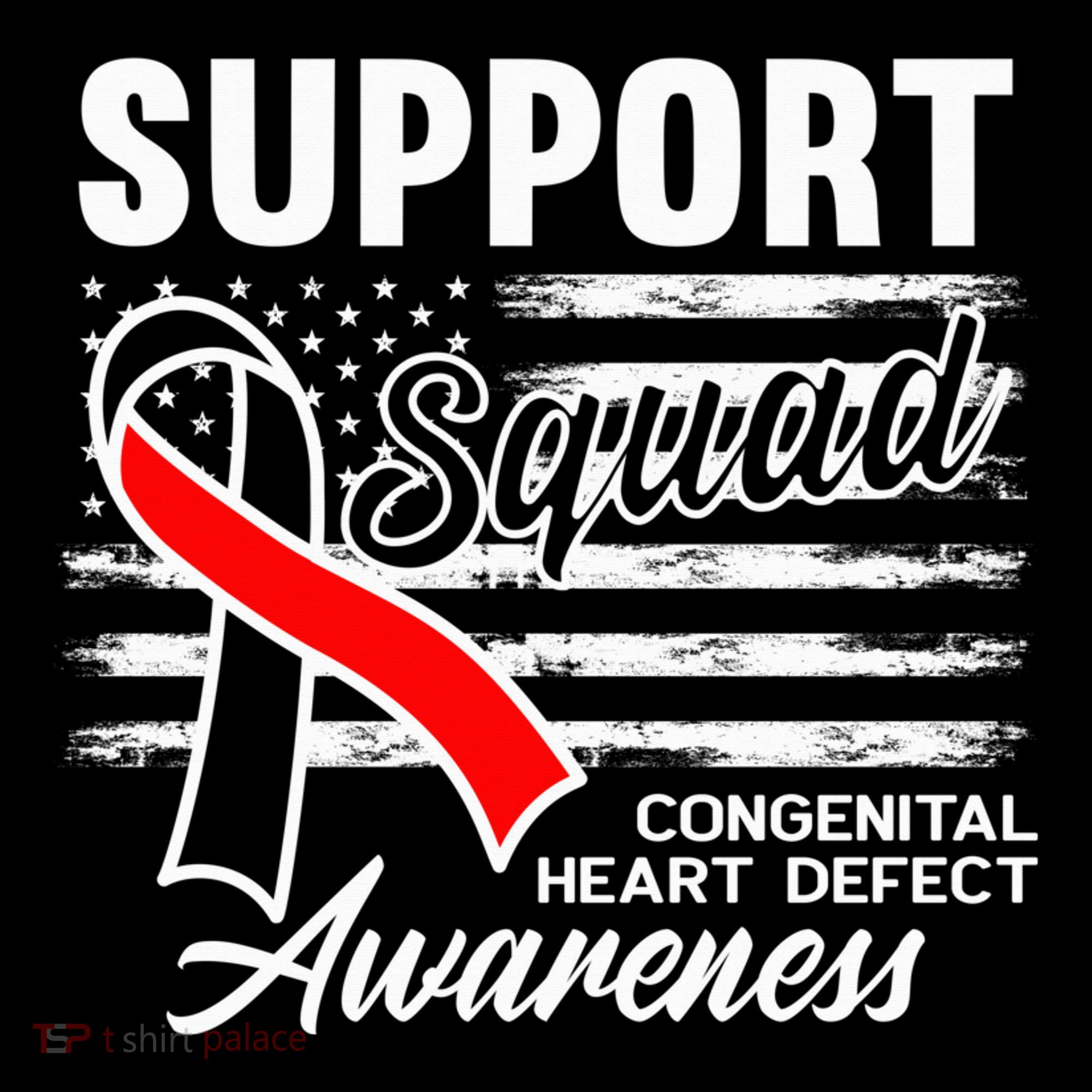 Support Awareness Squad I CHD Congenital Heart Defect Backpack