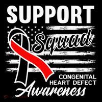 Support Awareness Squad I CHD Congenital Heart Defect Women's Hoodie thumb 2