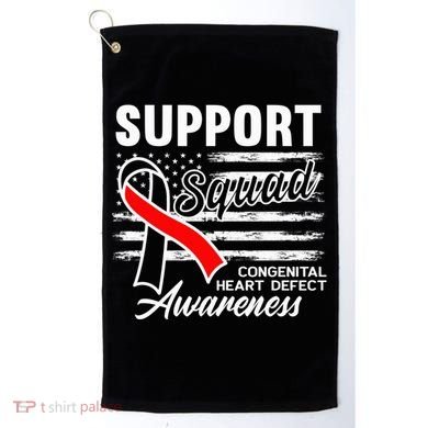 Support Awareness Squad I CHD Congenital Heart Defect Golf Towel