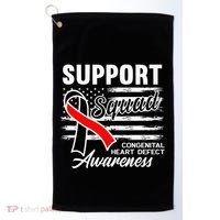 Support Awareness Squad I CHD Congenital Heart Defect Golf Towel thumb 0