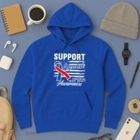 Support Awareness Squad I CHD Congenital Heart Defect Hoodie thumb 3