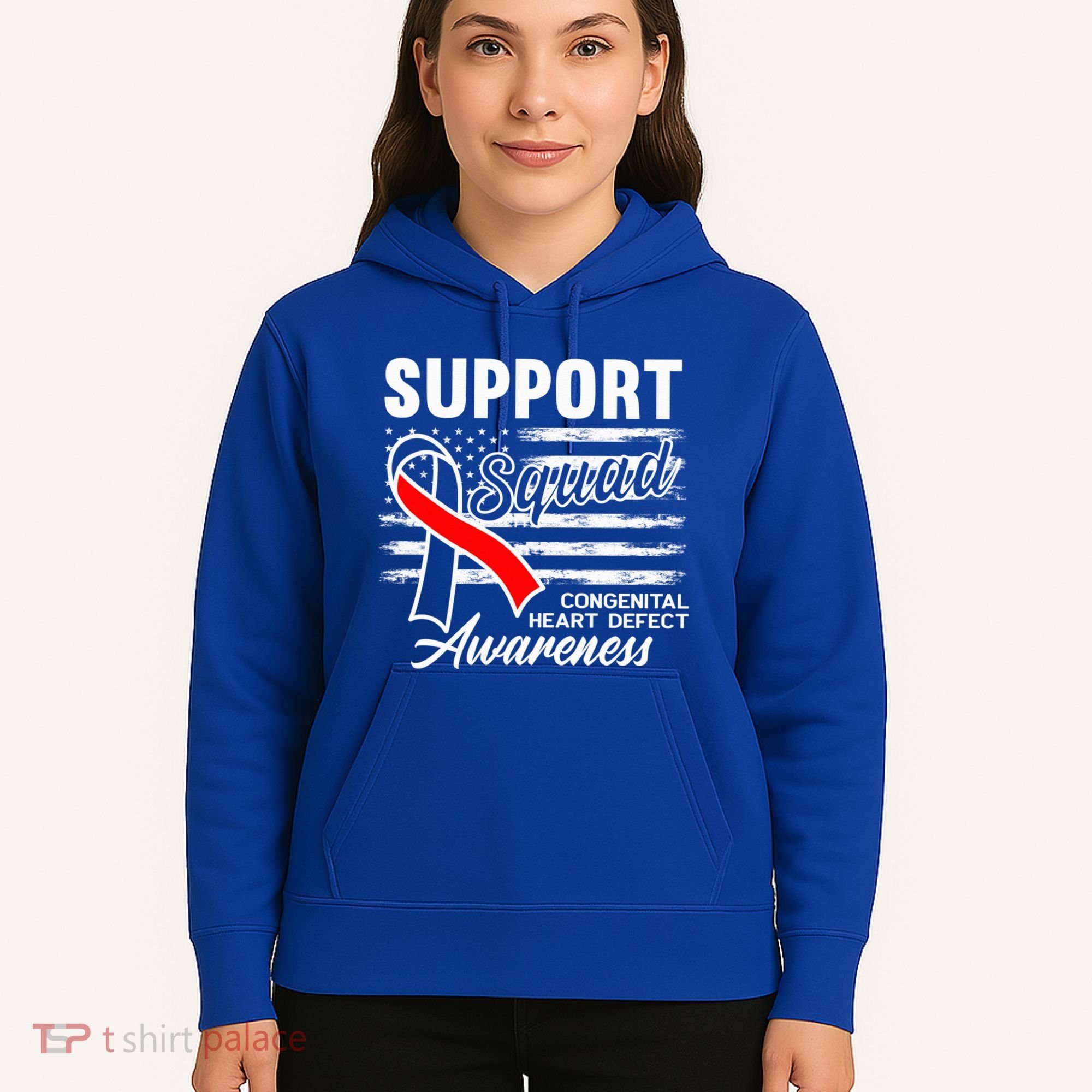 Support Awareness Squad I CHD Congenital Heart Defect Hoodie