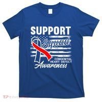 Support Awareness Squad I CHD Congenital Heart Defect T-Shirt thumb 0