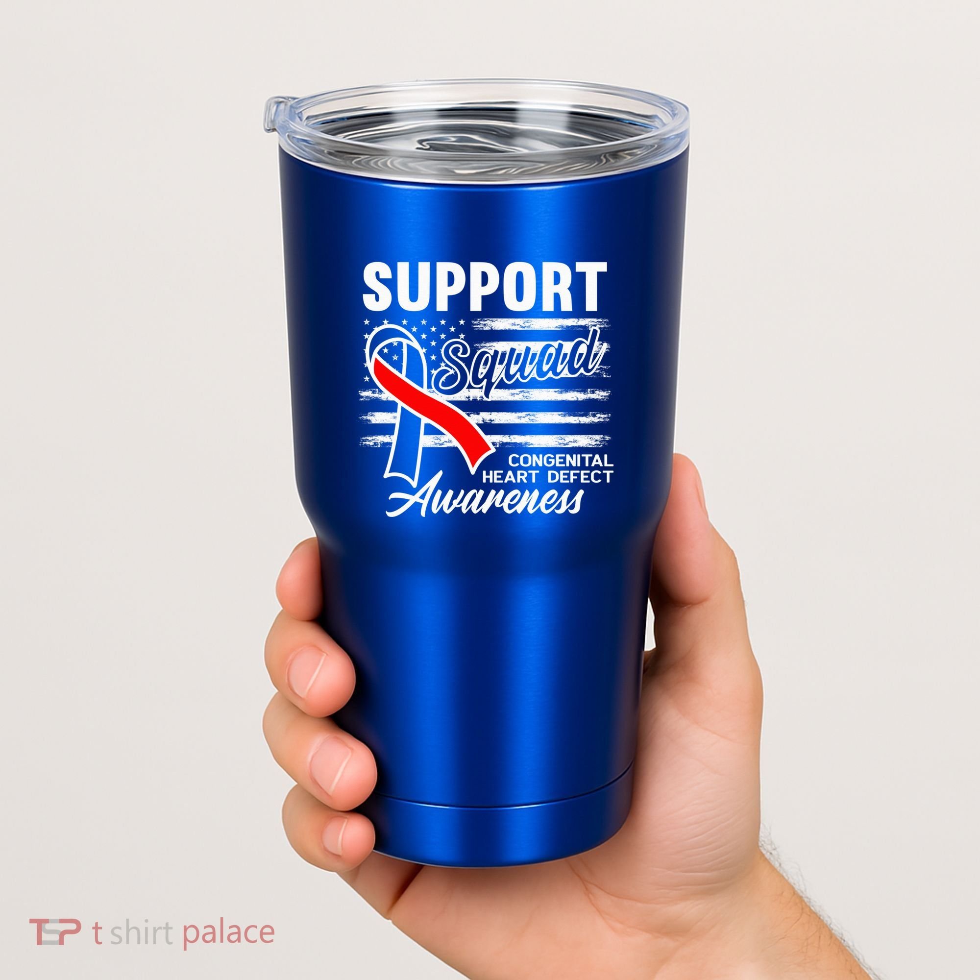 Support Awareness Squad I CHD Congenital Heart Defect Tumbler