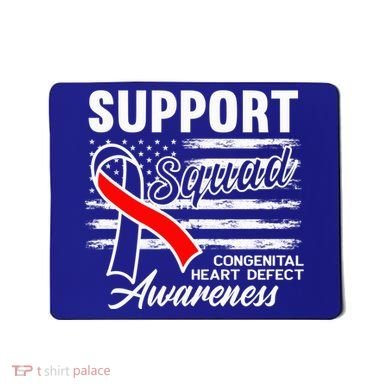 Support Awareness Squad I CHD Congenital Heart Defect Mousepad