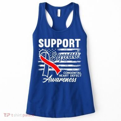 Support Awareness Squad I CHD Congenital Heart Defect Women's Tank Top