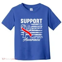 Support Awareness Squad I CHD Congenital Heart Defect Toddler T-Shirt thumb 0