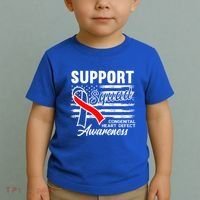 Support Awareness Squad I CHD Congenital Heart Defect Toddler T-Shirt thumb 2