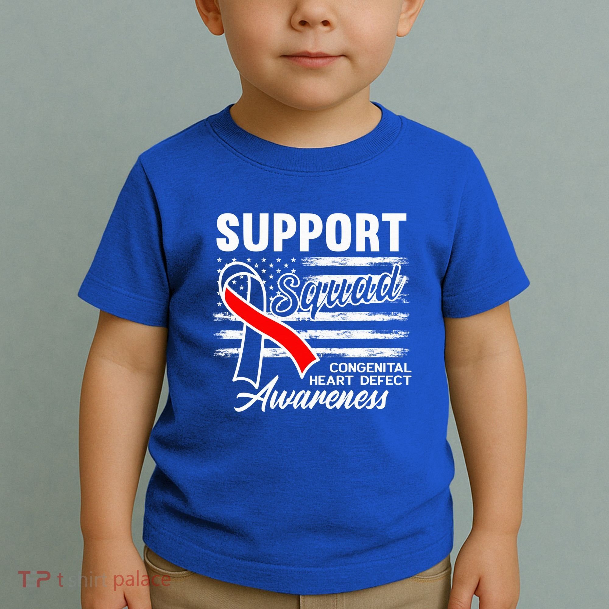Support Awareness Squad I CHD Congenital Heart Defect Toddler T-Shirt