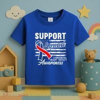 Support Awareness Squad I CHD Congenital Heart Defect Toddler T-Shirt thumb 3