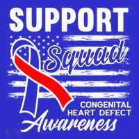 Support Awareness Squad I CHD Congenital Heart Defect Visor thumb 3