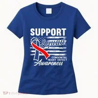 Support Awareness Squad I CHD Congenital Heart Defect Women's T-Shirt thumb 0
