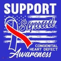 Support Awareness Squad I CHD Congenital Heart Defect Women's T-Shirt thumb 6