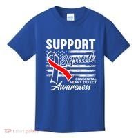 Support Awareness Squad I CHD Congenital Heart Defect Kids T-Shirt thumb 0