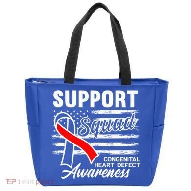 Support Awareness Squad I CHD Congenital Heart Defect Tote Bag