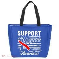 Support Awareness Squad I CHD Congenital Heart Defect Tote Bag thumb 0