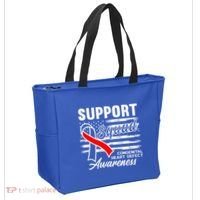 Support Awareness Squad I CHD Congenital Heart Defect Tote Bag thumb 2