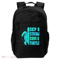 Skip A Straw Save A Turtle Sea Turtle And Cute Gift Backpack thumb 0